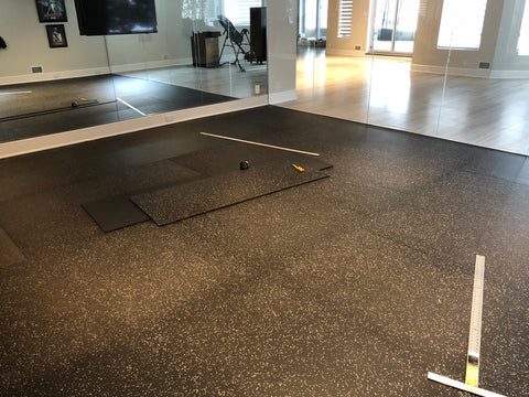 Commercial Gym Mats Installation #3