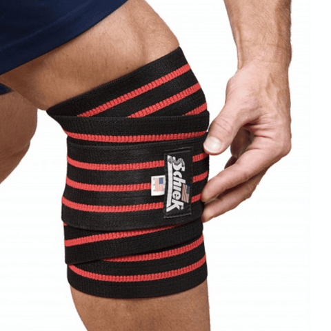 Schiek Black Line Knee Wraps