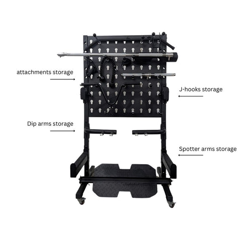FNE Utility Attachment Storage Rack