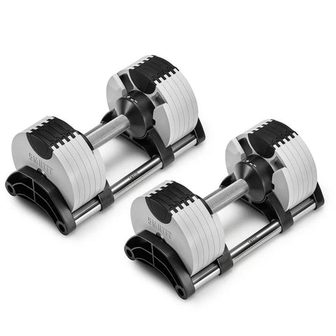 SMRTFT NÜOBELLS 5-50 or 5-80lb Adjustable Dumbbell Pair