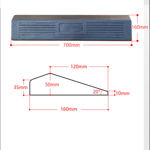 XM Rubber Lifting Squat Wedge