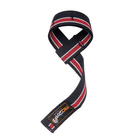 Progryp Pro-5 1 1/2" COTTON PADDED LIFTING STRAPS (BLACK)