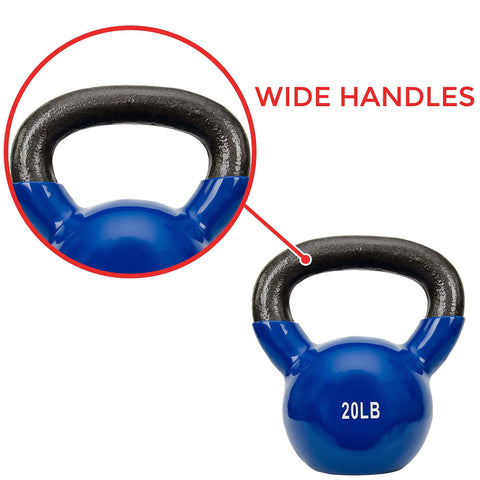 Element Fitness Vinyl Kettlebell