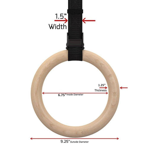 VICE-VERSUS Wood Gym Rings