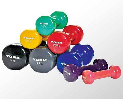 Fitness Nutrition York Aerobic Vinyl Dumbbells