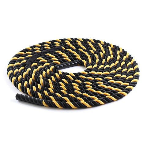 Black / Yellow Nylon 50' Undulation Battle Rope