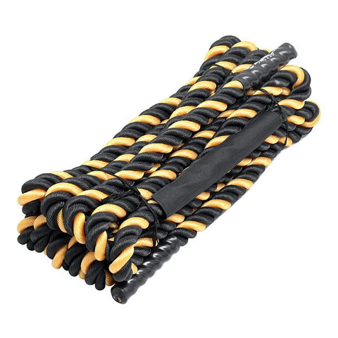 Black / Yellow Nylon 50' Undulation Battle Rope