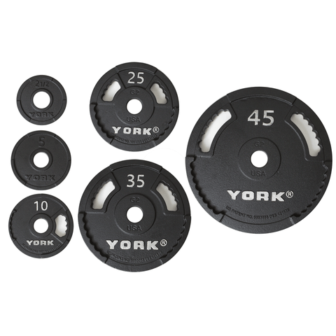 York 2″ G2 Iron Olympic Weight Plates