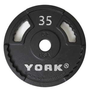 York 2″ G2 Iron Olympic Weight Plates