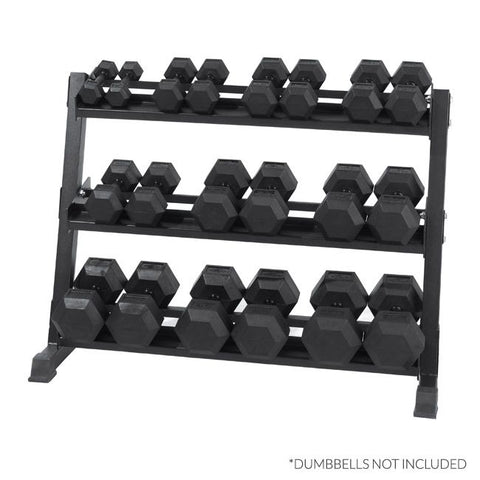 XM FITNESS 3-Tier Dumbbell Storage Rack