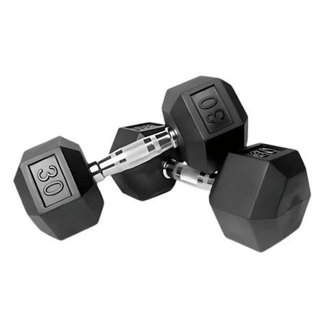 Vice-Versus Premium Rubber Hex Dumbbell