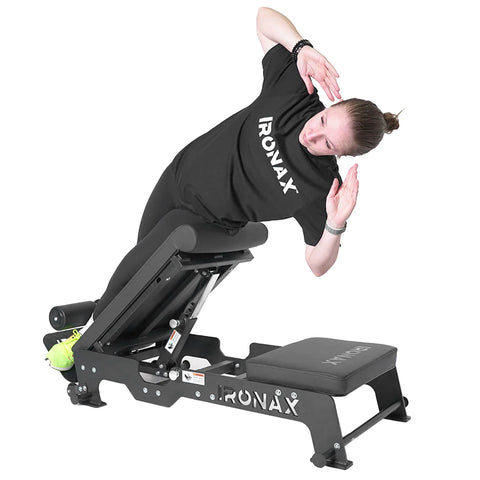 Ironax Adjustable Nordic Bench GHD