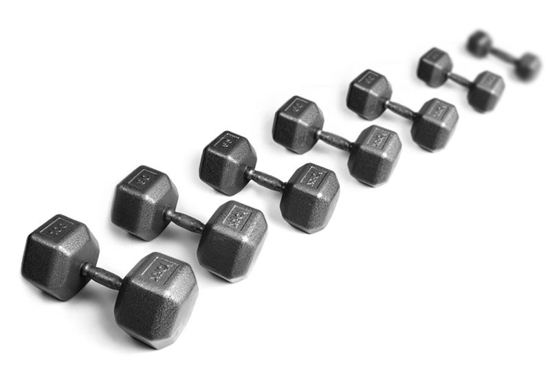 YORK Pro Hex Dumbbell Fitness Nutrition Equipement