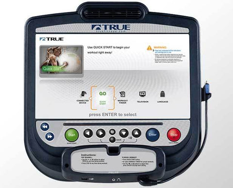 Fitness Nutrition Treadmill True ES900 console escalate 15