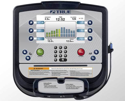 Fitness Nutrition Treadmill True ES900 console escalate 9